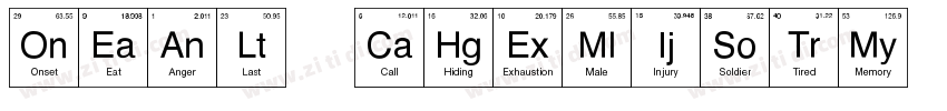 OEAL chemist字体转换